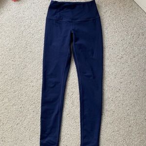 Zella leggings.  Navy blue.  XS.   Excellent condition.